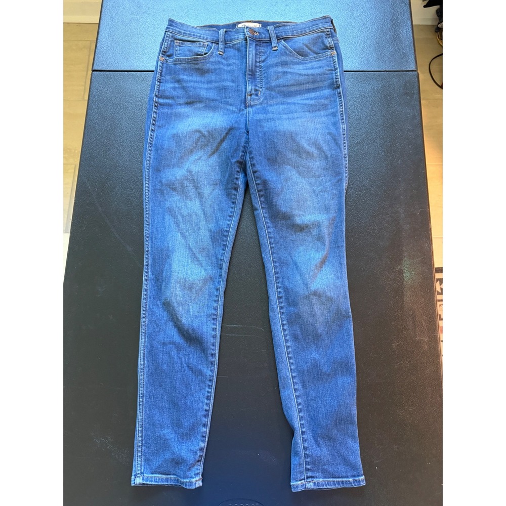Madewell 10 Roadtripper Jeans Blue High Rise Skinny MA493 Size 29